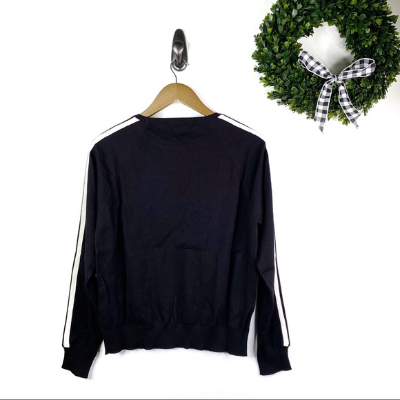 NWT Ragdoll Black Stripe Lounge Sweatshirt - Picture 9 of 13